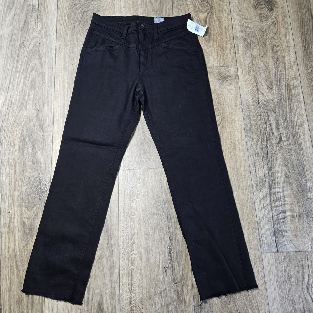 AG Adriano Goldschmied Jeans Black X high rise straight crop size 27 $215